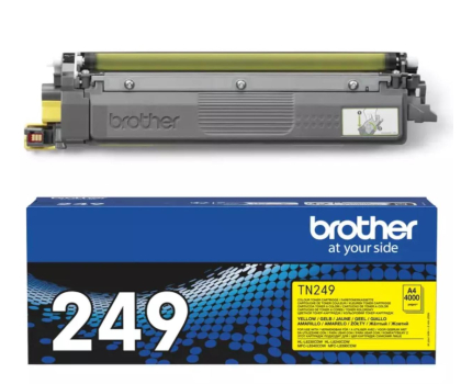 Toner BROTHER TN249Y yellow 4000 str. (TN-249Y)